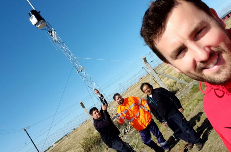 Vialidad Nacional inauguró su primer estación meteorológica en Santa Cruz