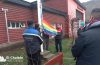 El Chaltén: izaron la bandera del Orgullo en la comisaría